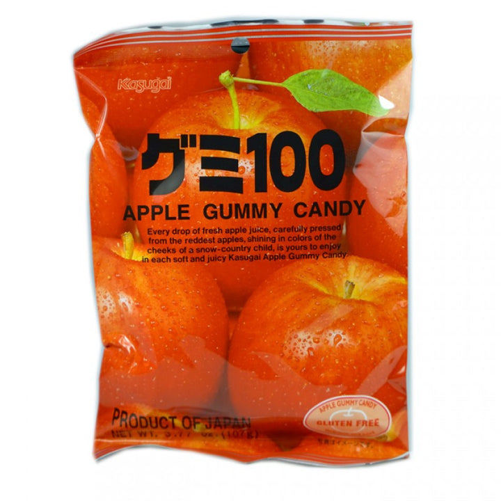 Kasugai Apple Gummy Candy 3.77 oz