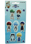 Kuroko's Basketball Characters Puffy Sticker Set
