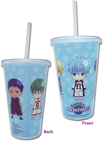 Kuroko's Basketball Group Tumbler Mug W/ Straw Lid