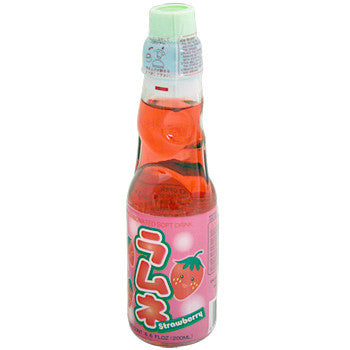 Ramune Soda Strawberry 6.6 oz