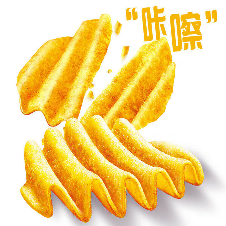 Lays Potato Chips Roasted Chicken Wing Flavor 2.46 oz Close Up 2