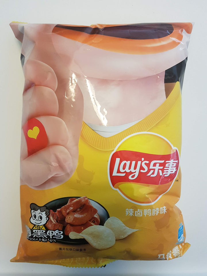 Lays Potato Chips Spicy Duck Flavor