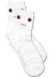 Madoka Magica Kyubey Face Socks