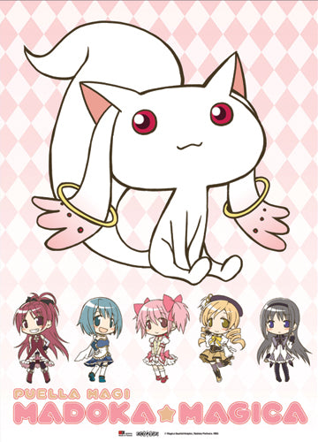 Madoka Magica Kyubey Wall Scroll