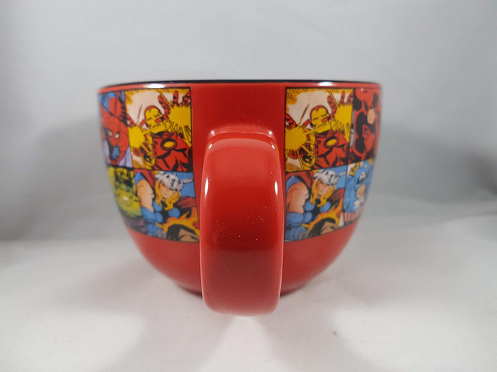 Marvel Comics Hero Grid Ceramic Mug 24 oz Handle