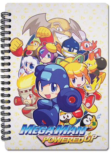 Mega Man Powered Up Notebook Stationary Stock