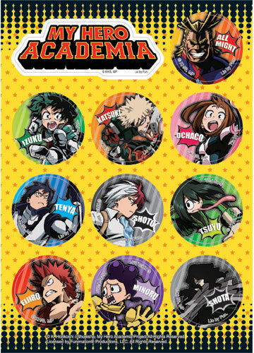 My Hero Academia Hero Group Sticker Set