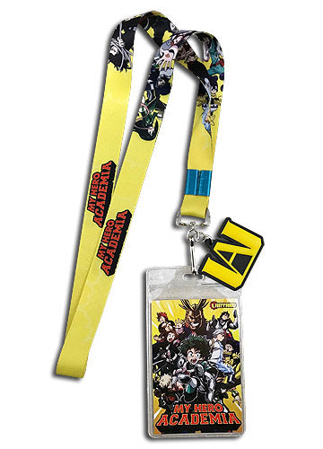 My Hero Academia Superpowers Lanyard W/ Charm