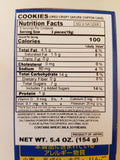 Nabisco Oreo Crispy Sakura Chiffon Cake Cookies 5.4 oz Nutrition Facts
