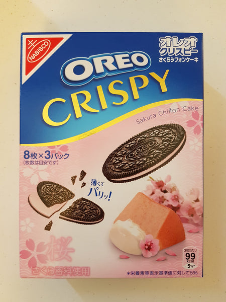 Nabisco Oreo Crispy Sakura Chiffon Cake Cookies 5.4 oz