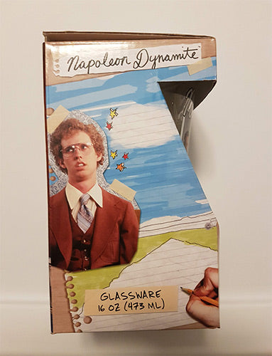 Napoleon Dynamite Pint Glass 16 oz Left Side