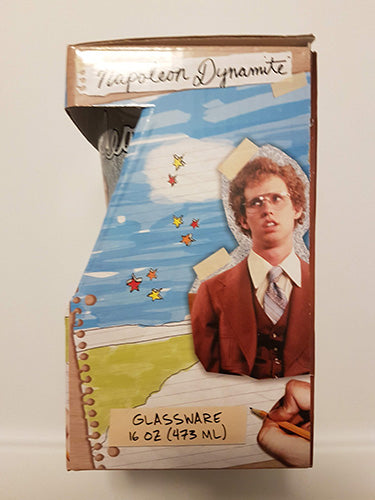 Napoleon Dynamite Pint Glass 16 oz Right Side