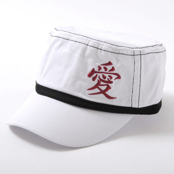 Naruto Shippuden 10th Anniversary Gaara Symbol Cadet Hat Side View