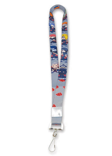 Naruto Shippuden Akatsuki Chibi Characters Lanyard