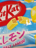 Nestle Japanese Kit Kat Salt Lemon Limited Edition Close Up