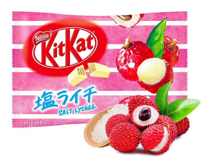Nestle Japanese Kit Kat Salt Lychee White Chocolate Flavor Limited Edition