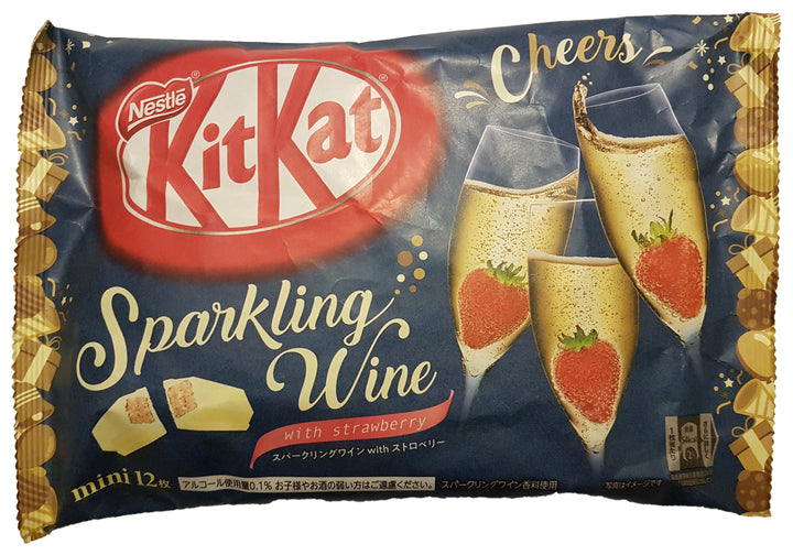 Nestle Japanese Kit Kat Sparkling Wine With Strawberry Limited Edition