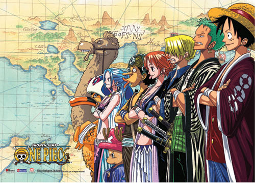 One Piece Crew Wall Scroll