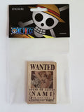 One Piece Straw Hat Crew Wanted Poster Stickers