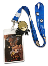 One Punch Man Genos Lanyard W/ Charm