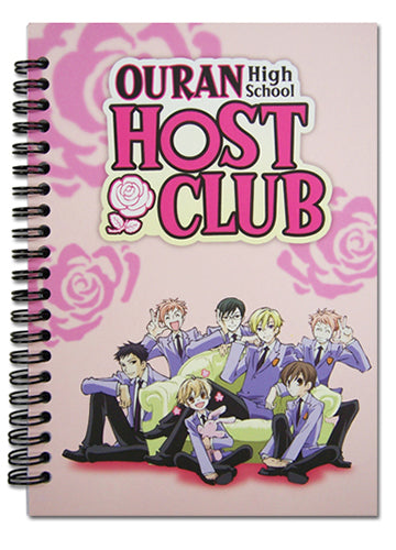 Ouran High School Host Club Group Hardcover Notebook Journal