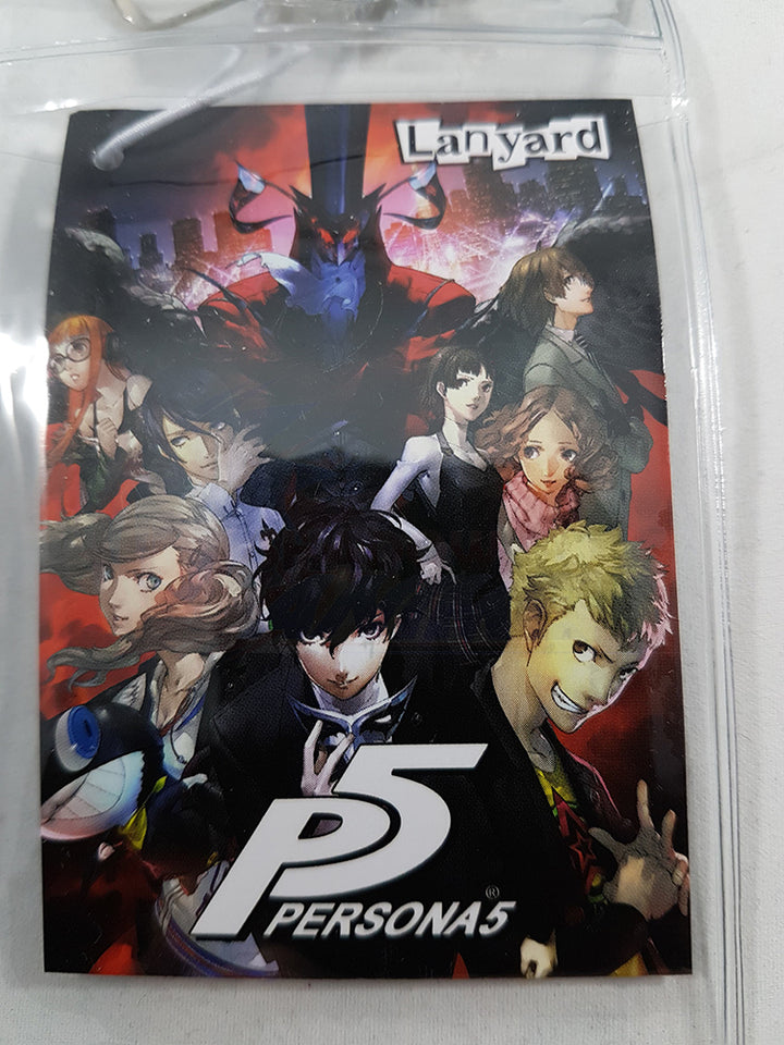    Persona 5 Group Lanyard With ID Badge Holder Close Up Front