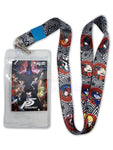 Persona 5 Group Lanyard With ID Badge Holder