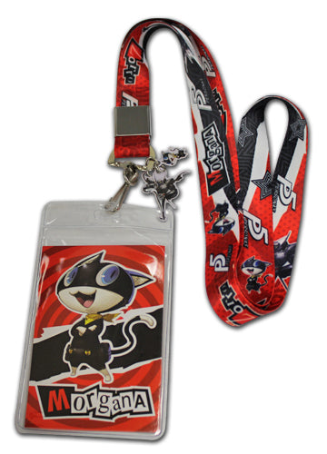 Persona 5 Morgana & Zorro Lanyard W/ Charms
