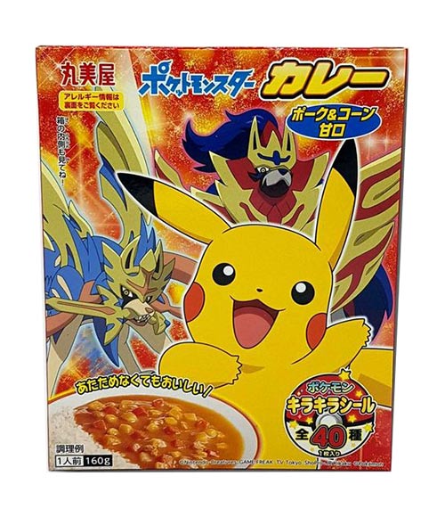 Pokémon Porc et maïs au curry instantané