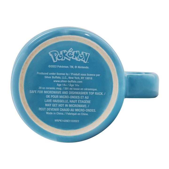 Pokemon Trainer Starters Ceramic Camper Mug 20 oz Bottom
