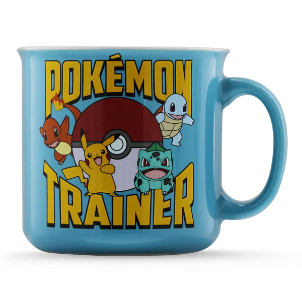 Pokemon Trainer Starters Ceramic Camper Mug 20 oz