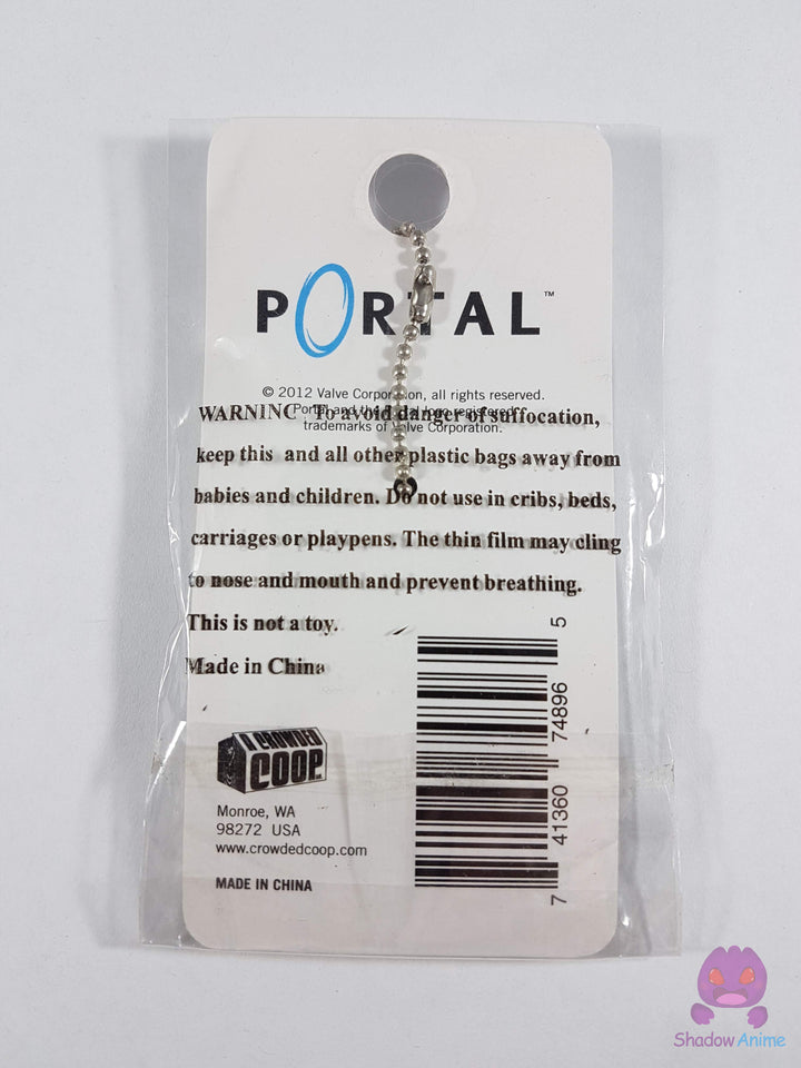 Portal Original Companion Cube Key Cap Back