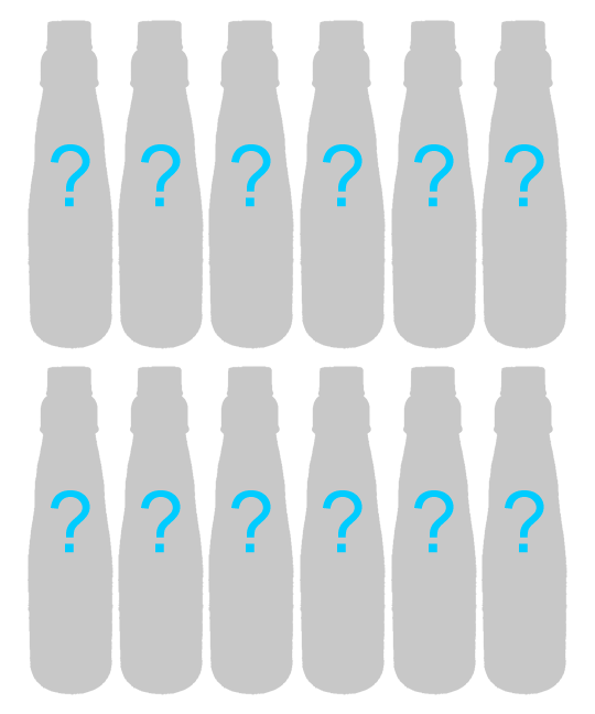 Ramune Marble Soda 12 Pack Variety Gift Set Mystery