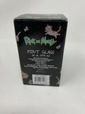 Rick and Morty Time Warp Pint Glass 16 oz Back