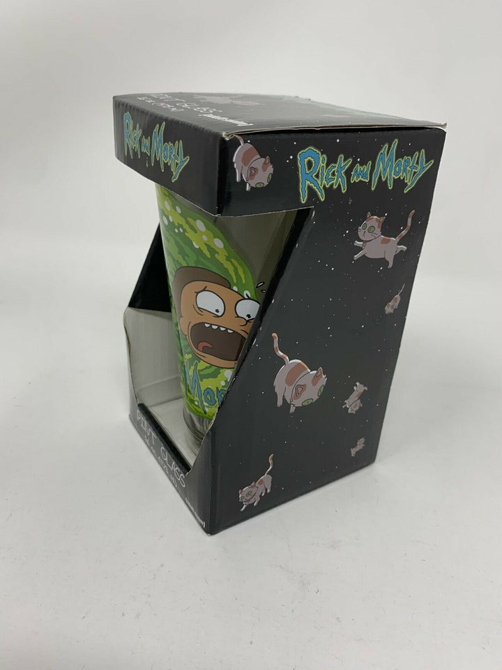 Rick and Morty Time Warp Pint Glass 16 oz Right Side