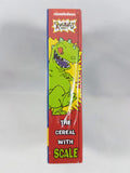 Rugrats Reptar Cereal Box Green Apple Candy Left Side