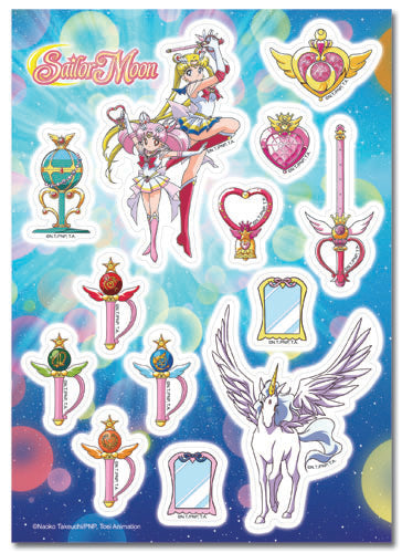 Sailor Moon Chibimoon & Transformation Pens Sticker Set