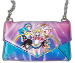 Sailor Moon S Envelope Button Wallet W/ Chain