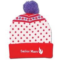 Sailor Moon Sailor Mars Pom Beanie Hat