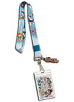 Sailor Moon Sailor Soldiers Line Up Lanyard W/ Logo Charm