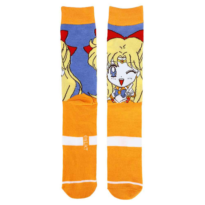 Sailor Moon Striped Crew Socks 5-Pack Set Sailor Venus