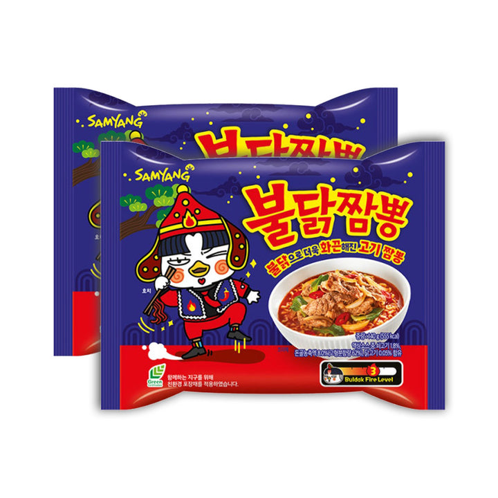Samyang Buldak Jjampong Flavor Spicy Hot Ramen Noodles 2 Pack