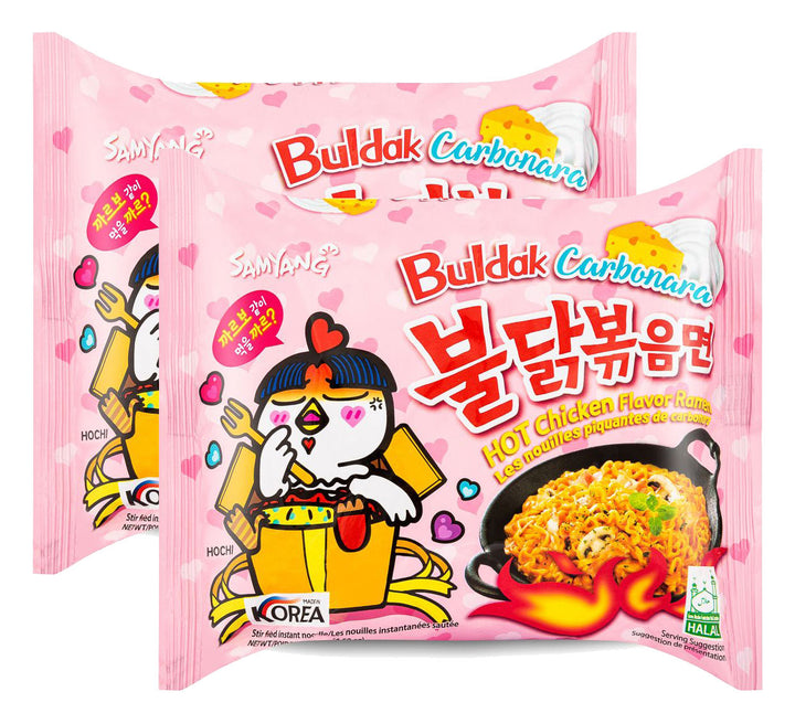 Samyang Carbo Spicy Hot Chicken Flavor Korean Ramen Noodles