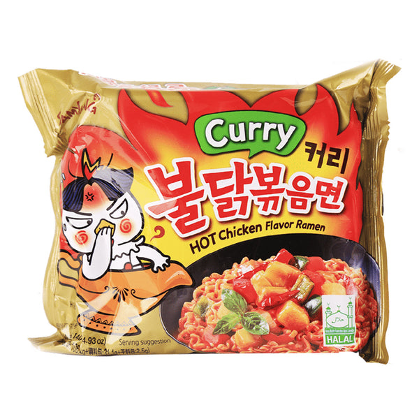 Samyang Curry Hot Chicken Maku Korean Ramen Nuudelit