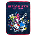 Sanrio Hello Kitty and Friends Sports Fleece Throw Blanket