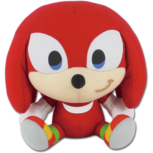 Sonic The Hedgehog Chibi Knuckles 8" Sitting Pose Plush Doll