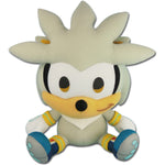 Sonic The Hedgehog Chibi Silver 10" Sitting Pose Plush Doll
