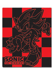 Sonic The Hedgehog Shadow Black & Red Throw Blanket