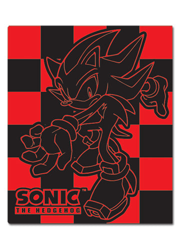 Sonic The Hedgehog Shadow Black & Red Throw Blanket