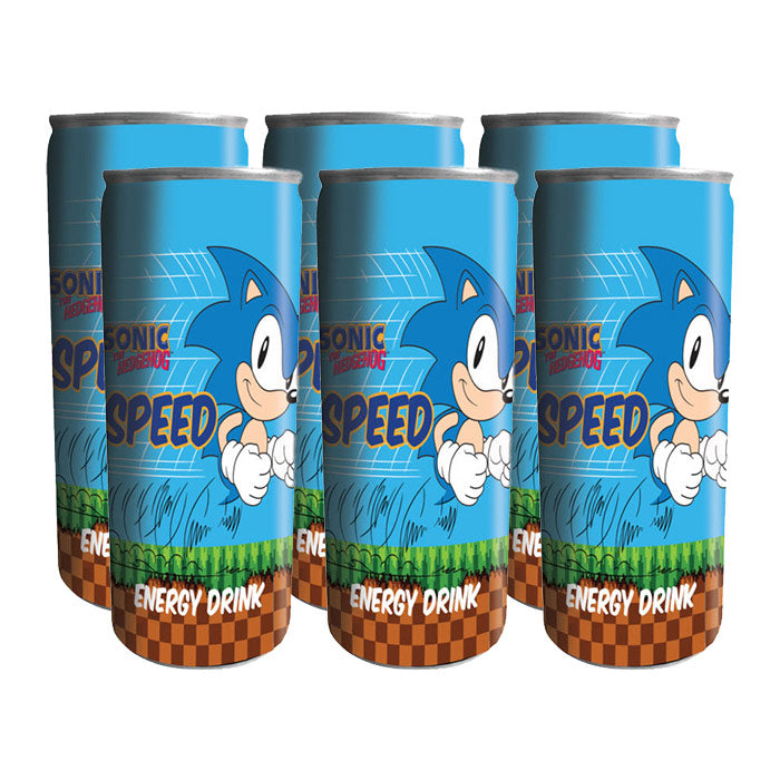 Sonic The Hedgehog Speed Energy Drink 12oz - Gotta Go Fast Energy Boost